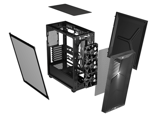 3200D RS Mid-Tower PC Case - Smoke