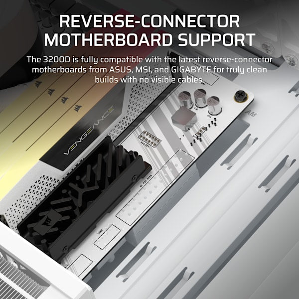 3200D RS Mid-Tower PC Case - White