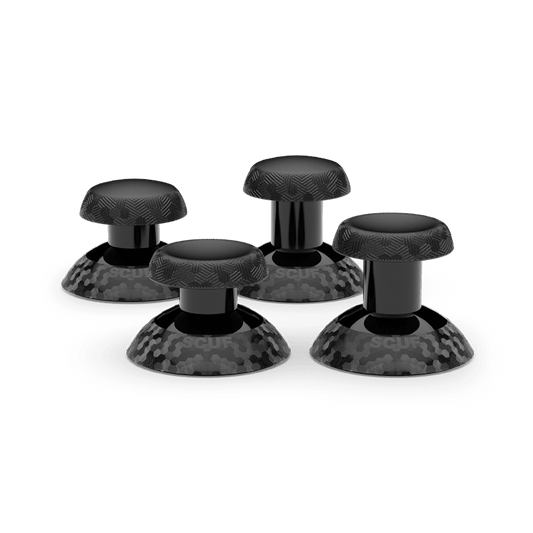 SCUF Valor Thumbstick 4 pack (Short & Long Concave and Short & Long Domed) - Black