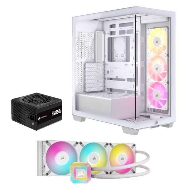 3500X ARGB White All-in-One Bundle