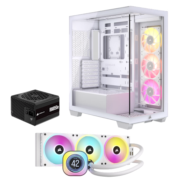 iCUE Link 3500X RGB White All-in-One Bundle