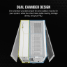 2500X Mid-Tower Dual Chamber PC Case - White