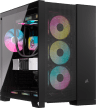 6500D AIRFLOW Mid-Tower Dual Chamber PC Case - Black