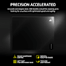 MM Glass Large Precision Gaming Mouse Pad - Black