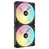 iCUE LINK QX140 RGB 140mm PWM PC Fans Starter Kit with iCUE LINK System Hub