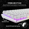 K70 PRO MINI WIRELESS RGB 60% Mechanical Gaming Keyboard, Backlit RGB LED, CHERRY MX Blue, White, White PBT Keycaps