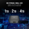 EX100U 4TB Portable Solid State USB Type-C Storage Drive