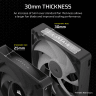 iCUE LINK RX120 MAX RGB 120mm PWM Thick Fans Starter Kit