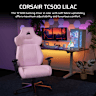 TC500 Gaming Chair – Fabric Lilac
