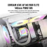 iCUE AF140 RGB ELITE 140mm PWM Fan - White