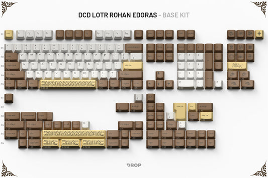 Drop + The Lord of the Rings™ DCD Rohan™ Keycap Set - Edoras