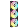iCUE LINK QX120 RGB 120mm PWM PC Fans Starter Kit with iCUE LINK System Hub