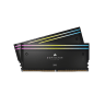 DOMINATOR® TITANIUM RGB 96GB (2x48GB) DDR5 DRAM 7000MT/s CL40 Intel XMP Memory Kit — Black
