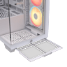 3500X LX-R RGB iCUE LINK Mid-Tower PC Case - White