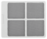 Crystal 460X RGB White PSU Filter