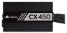 CX Series™ CX450 — 450 Watt 80 PLUS® Bronze Certified ATX PSUs