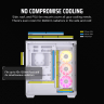 iCUE LINK 3500X RGB Mid-Tower PC Case - White