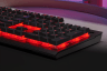 K60 PRO Mechanical Gaming Keyboard — Red LED — 100% CHERRY MV Mechanical Keyswitches — Black