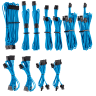 Premium Individually Sleeved PSU Cables Pro Kit Type 4 Gen 4 – Blue
