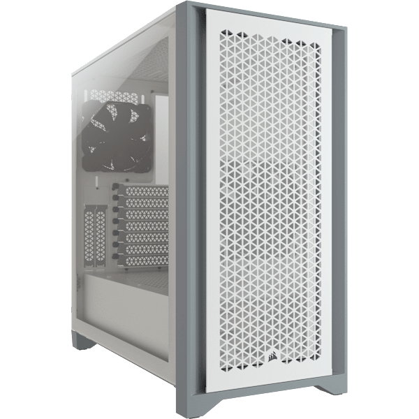 4000D AIRFLOW Tempered Glass Mid-Tower ATX Case — White