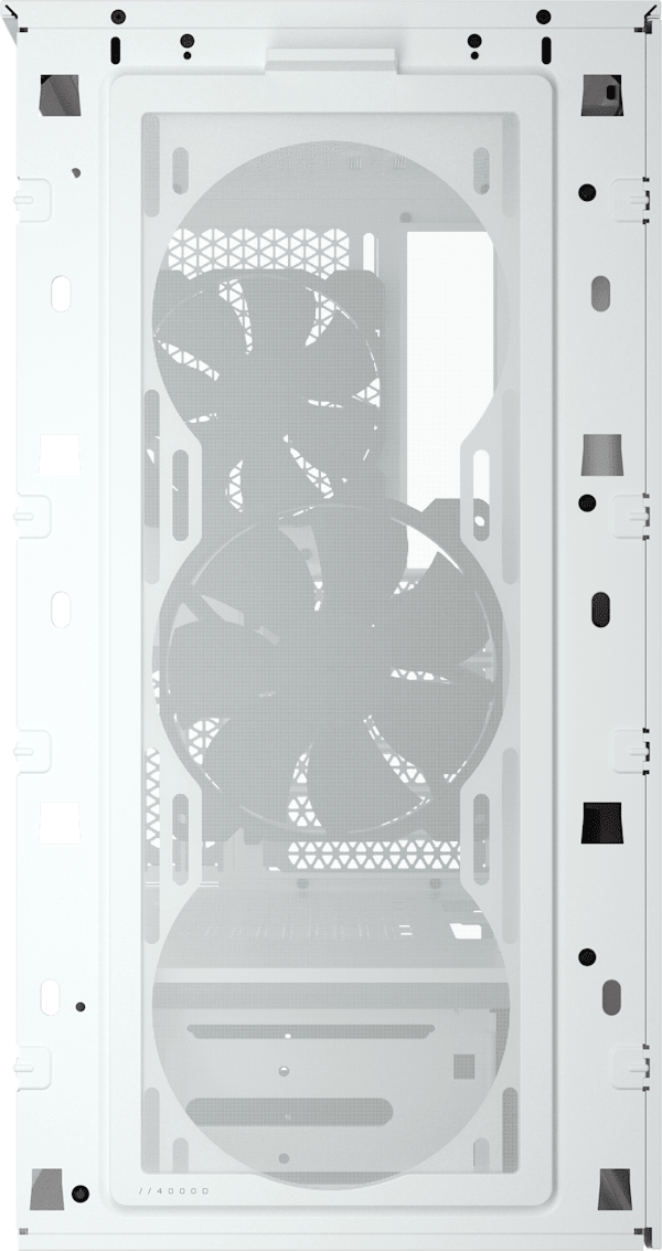 4000D AIRFLOW Tempered Glass Mid-Tower ATX Case — White