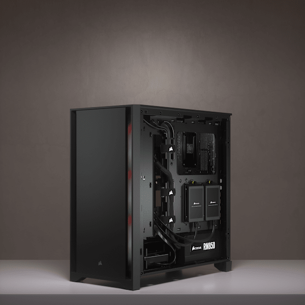 4000D Tempered Glass Mid-Tower ATX Case — Black