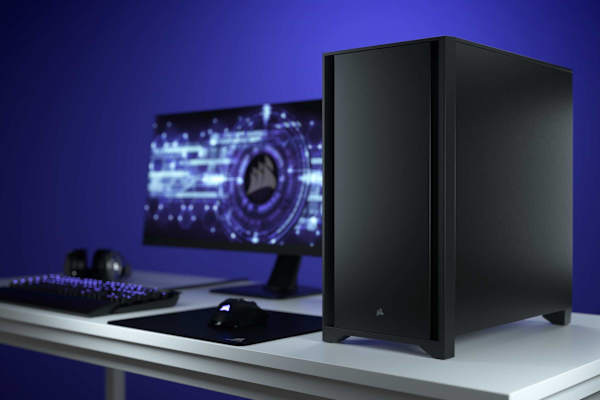 4000D Tempered Glass Mid-Tower ATX Case — Black