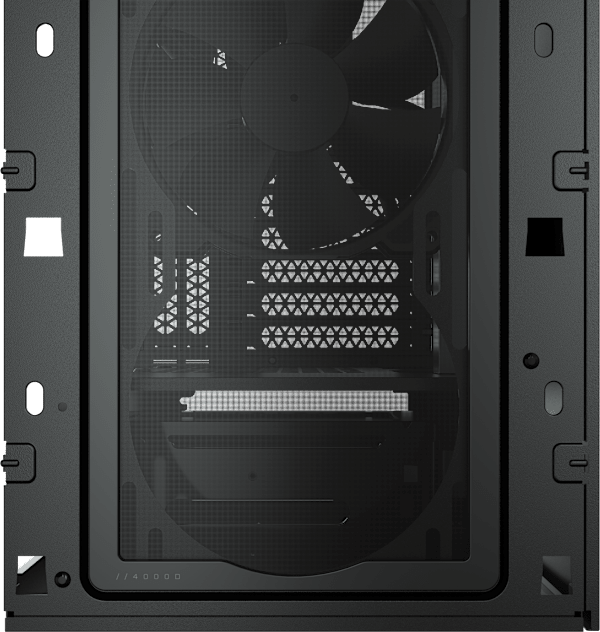 4000D Tempered Glass Mid-Tower ATX Case — Black