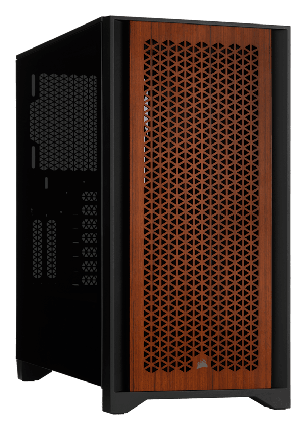 4000 Series Wooden PC Case Front Panel - Teak