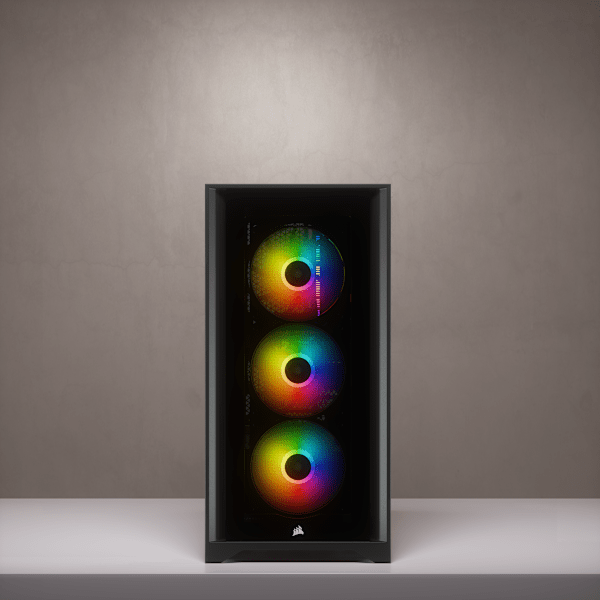 iCUE 4000X RGB Tempered Glass Mid-Tower ATX Case — Black