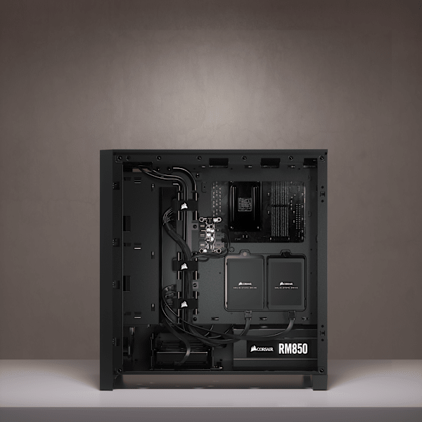 iCUE 4000X RGB Tempered Glass Mid-Tower ATX Case — Black
