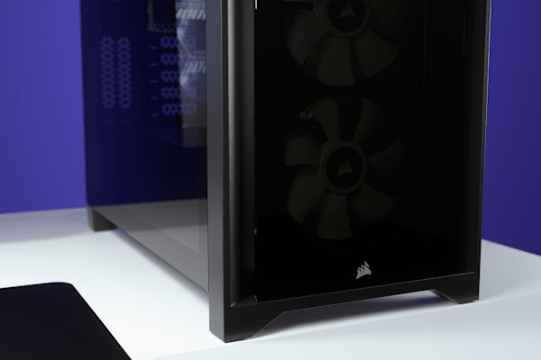 iCUE 4000X RGB Tempered Glass Mid-Tower ATX Case — Black