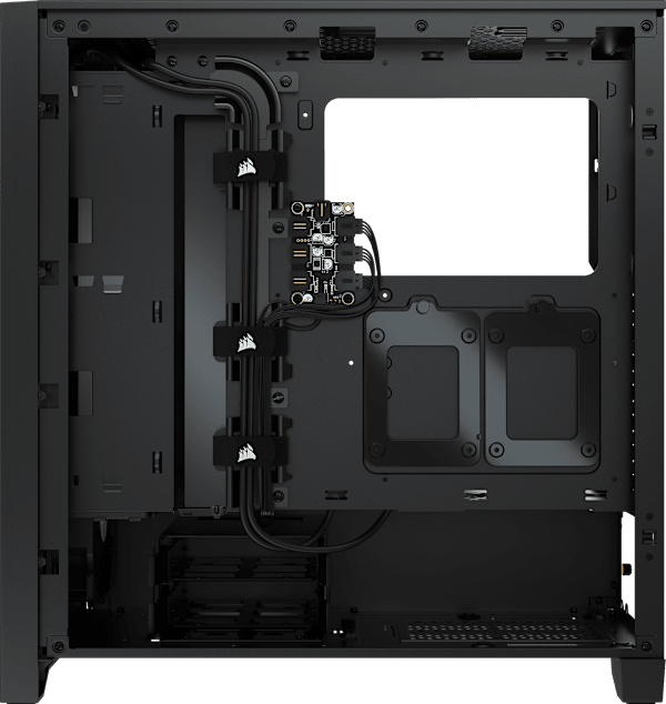 iCUE 4000X RGB Tempered Glass Mid-Tower ATX Case — Black