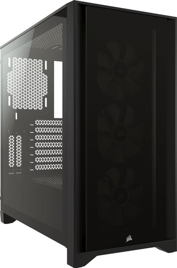 iCUE 4000X RGB Tempered Glass Mid-Tower ATX Case — Black