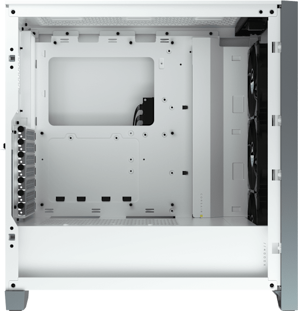 iCUE 4000X RGB Tempered Glass Mid-Tower ATX Case — White