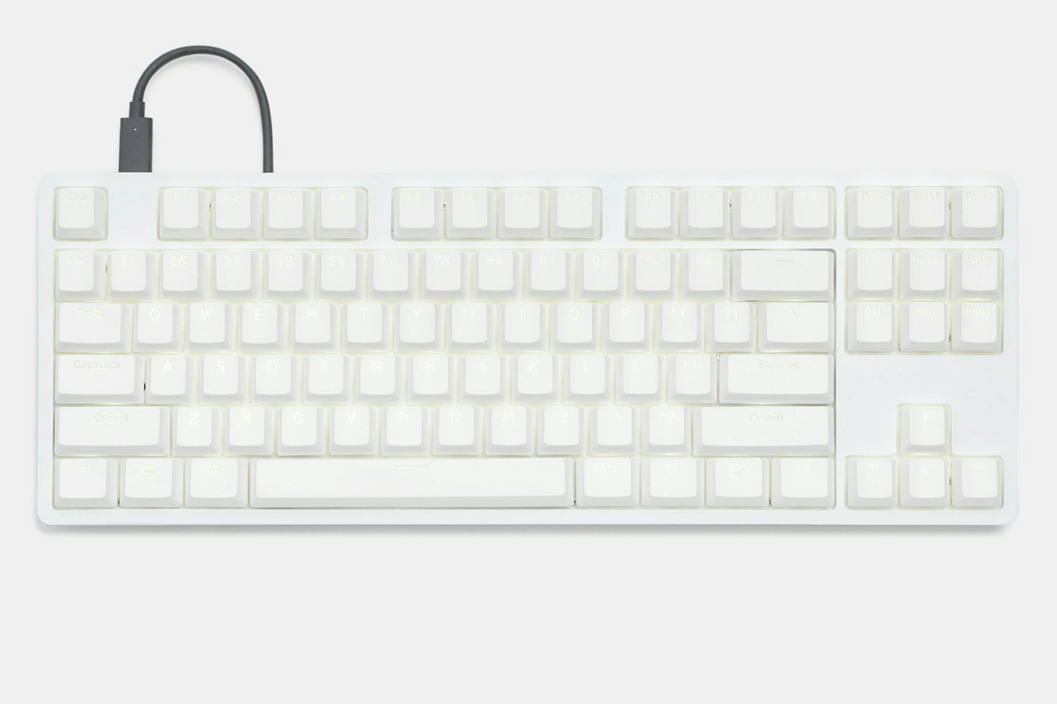Drop ENTR Mechanical Keyboard - Silver - Gateron Yellow KS3 (Linear)