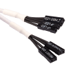 Premium Sleeved Front Panel Extension Kit 30cm — White