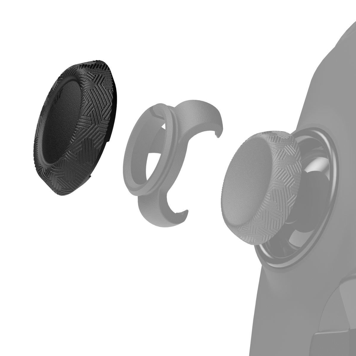 Universal Thumbstick Grips - Pulse 4 Pack Black