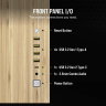 6500X Mid-Tower Dual Chamber PC Case - White/Bamboo Wood