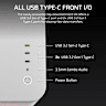 AIR 5400 LX-R RGB iCUE LINK Triple Chamber Mid-Tower PC Case - White