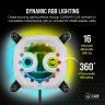 Hydro X Series XC7 RGB PRO CPU Water Block (1700/1200/AM5/AM4) — White