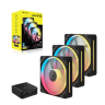iCUE LINK LX120-R RGB 120mm PWM Reverse Fans Starter Kit