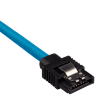 Premium Sleeved SATA 6Gbps 60cm Cable — Blue