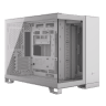 2500X Mid-Tower Dual Chamber PC Case - White