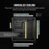 6500D AIRFLOW Mid-Tower Dual Chamber PC Case - Black