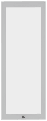 iCUE 5000X Front Tempered Glass Panel, Clear