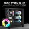 iCUE 4000D RGB AIRFLOW Mid-Tower Case, Black - 3x AF120 RGB ELITE Fans - iCUE Lighting Node PRO Controller - High-airflow Design
