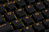 CORSAIR GAMING PBT Double-shot Keycaps Full 104/105-Keyset — Black