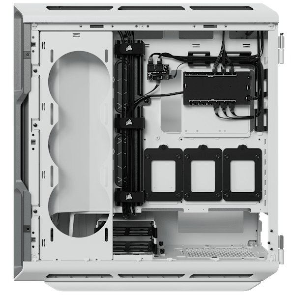 iCUE 5000T RGB Tempered Glass Mid-Tower ATX PC Case — White