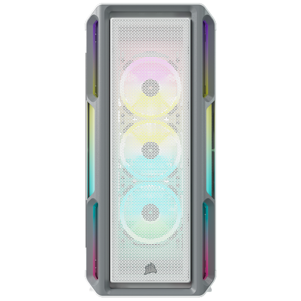 iCUE 5000T RGB Tempered Glass Mid-Tower ATX PC Case — White